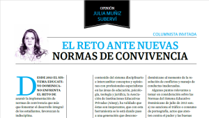 EL RETO ANTE NUEVAS NORMAS DE CONVIVENCIA